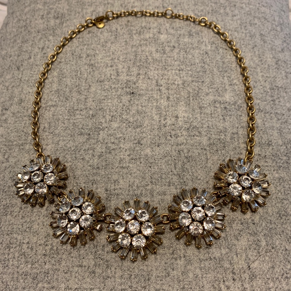 J.Crew gold statement necklace